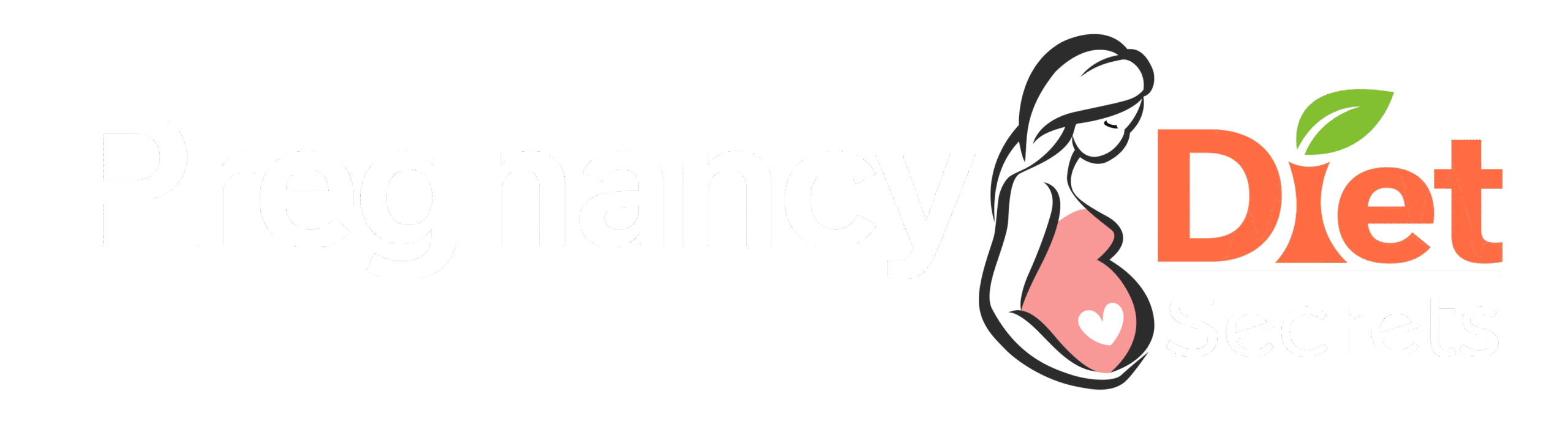 White Logo For Pregnancy Diet Secrect